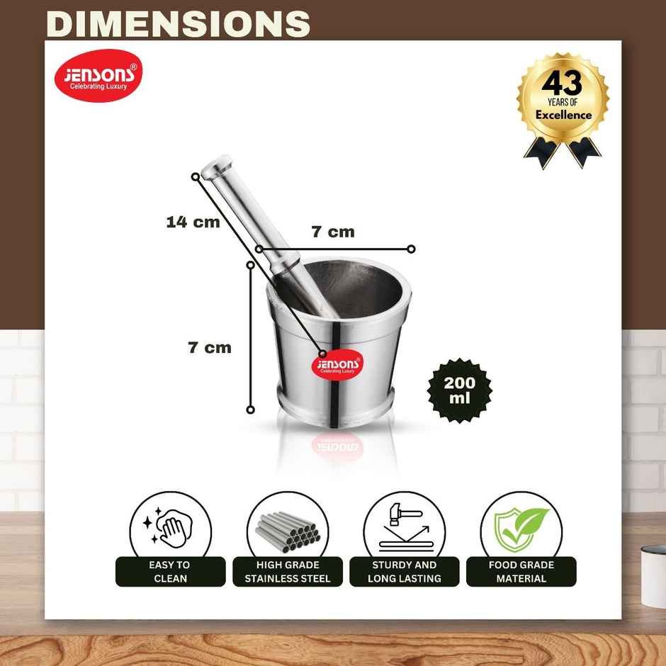 Jensons Stainless Steel Khalbata No. 2