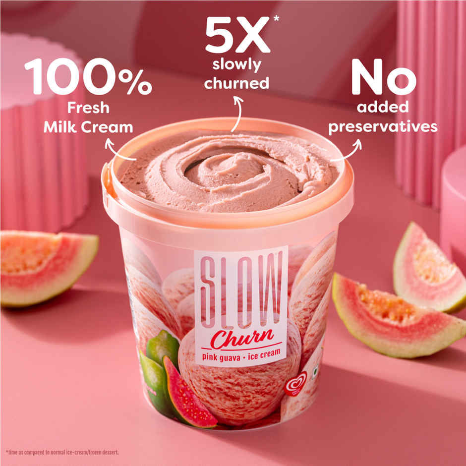 Slow Churn Pink Guava Ice Cream Tub