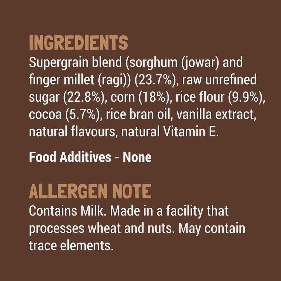 Slurrp Farm Choco Crunch Chocolate Cereal - Ragi Stars And Moons No Maida, No Refined Sugar