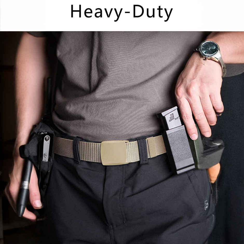 Zoro Men's Nylon Belt | Black and Green - Free Size