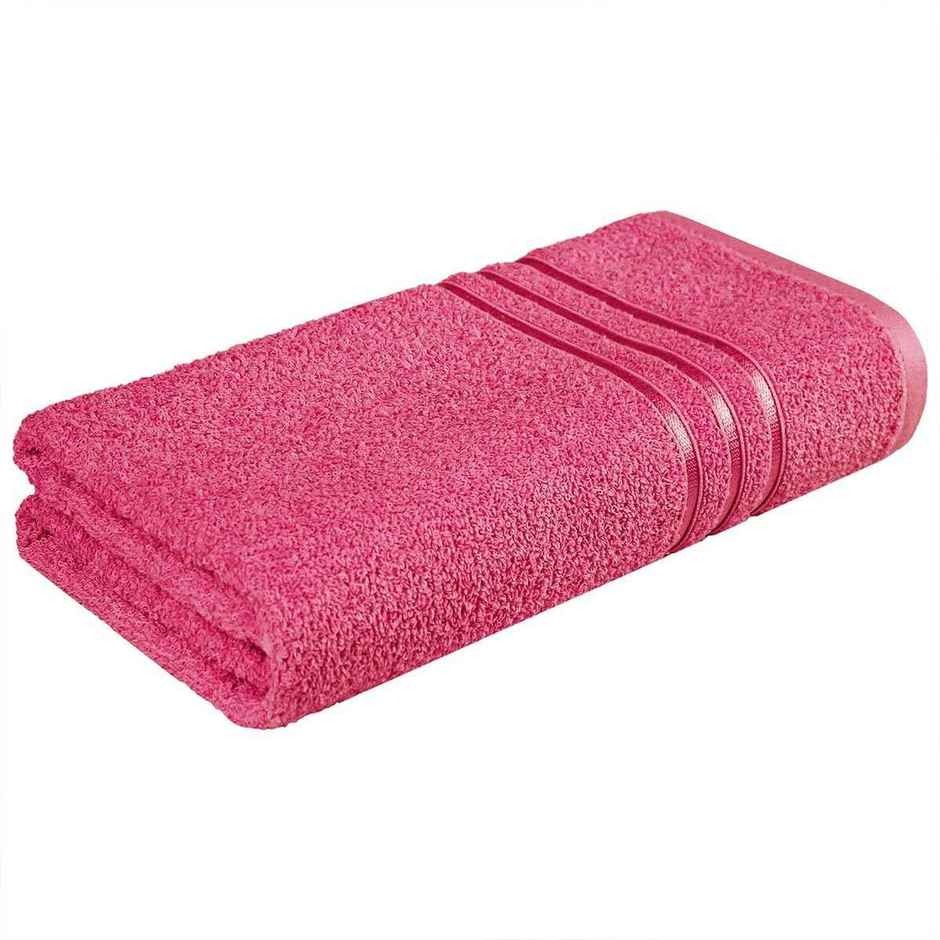 Home Elegance by myTrident Comfort Living Cotton Bath Towel | 70cm x 140cm | 400 GSM | Candy Glow