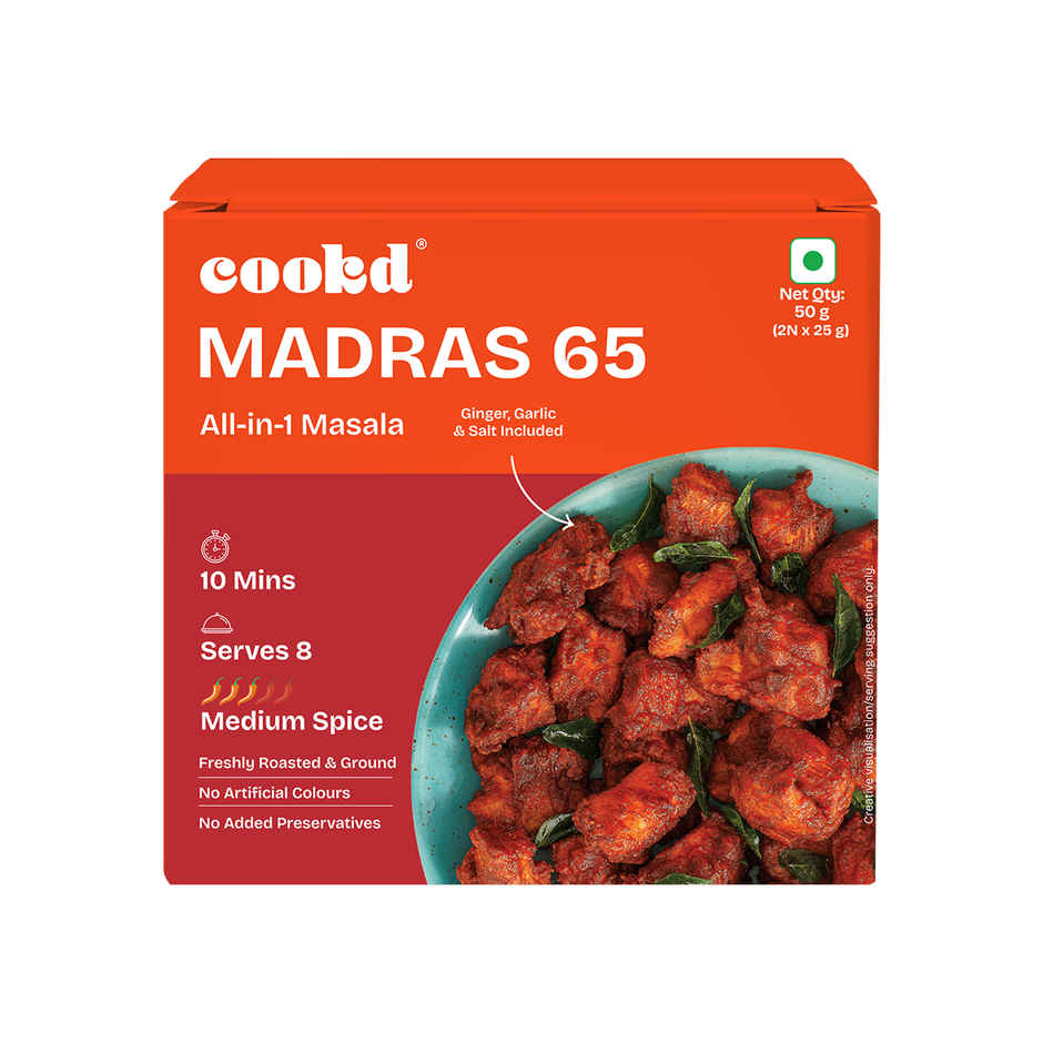 Cookd Madras Chicken 65 & Chicken Fry Masala