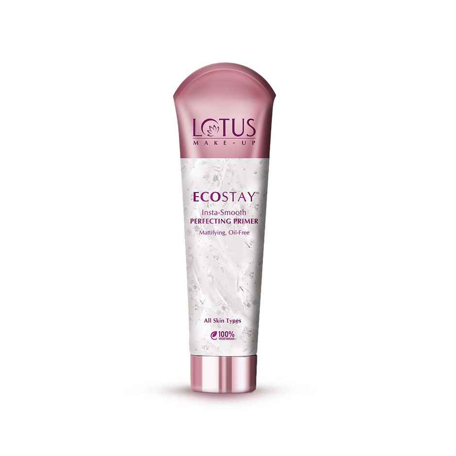 Lotus Make-Up Ecostay Insta Smooth Perfecting Primer | Vitamin E | Matte Finish | Oil Free