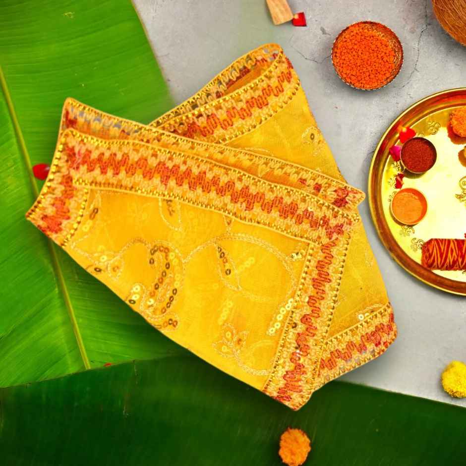 Mata Chunri | Yellow | 24 x 10 Inch | ServDharm