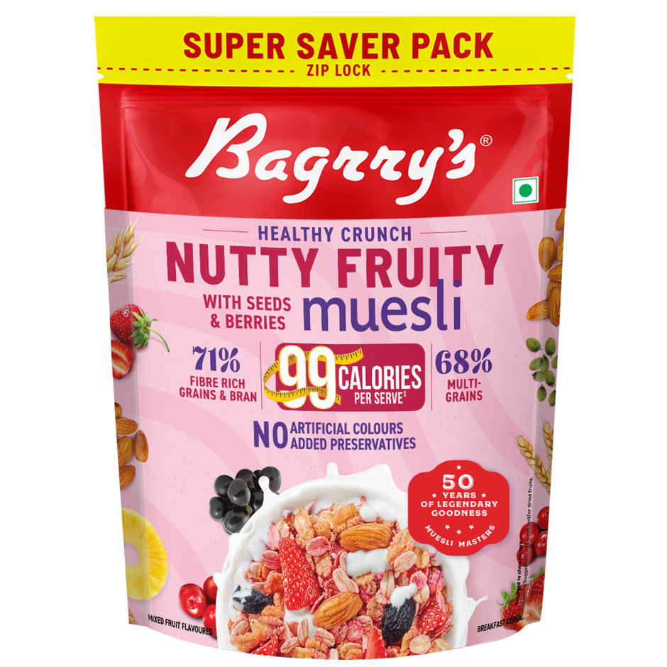 Bagrry's Crunchy Nutty Fruity Muesli