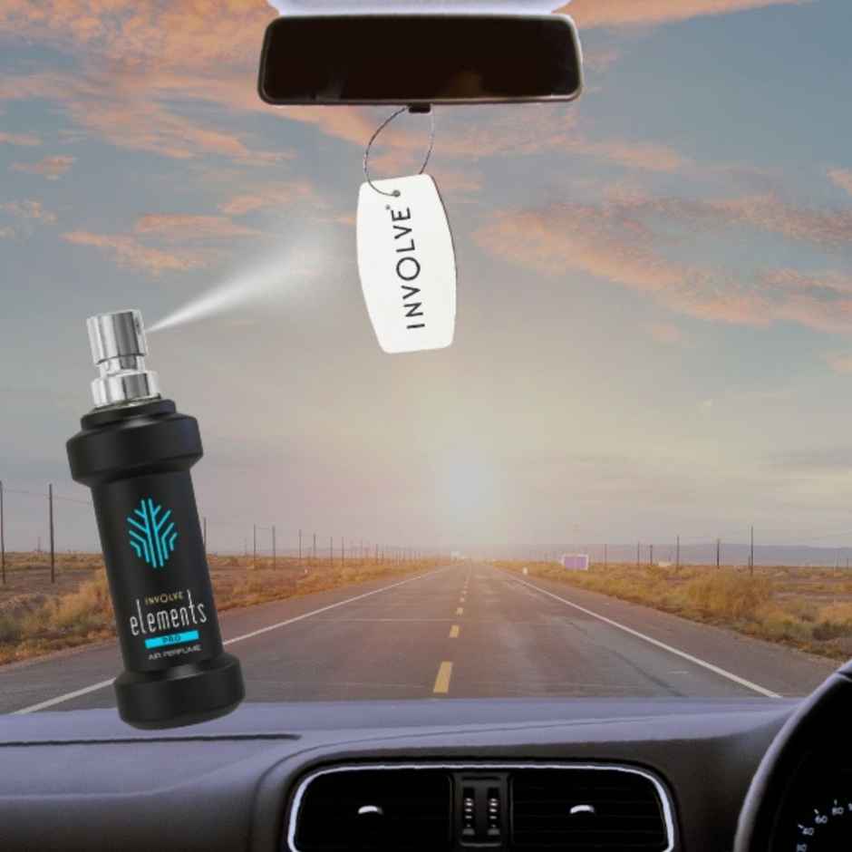 Involve Your Senses Elements Pro- Meteor Shower Refreshing Car Perfume Spray With Hanging Card