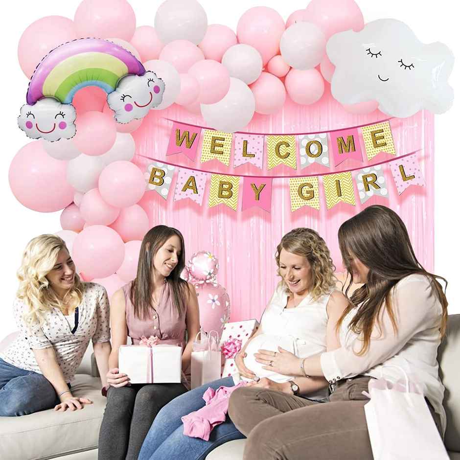 Party Propz Welcome Baby Decoration - Pack Of 47