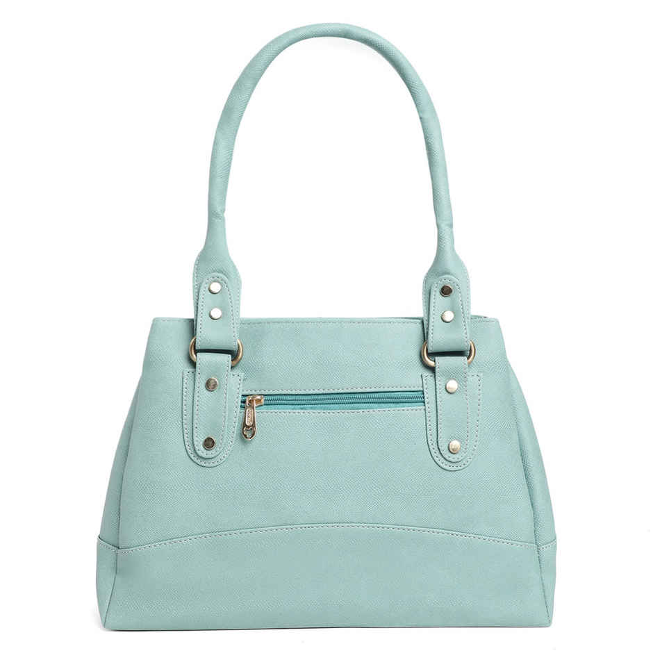 Fostelo Women's Vegan Leather Birdie Handbags Shoulder Hobo Bag Ladies Purse | Light Grey | Large