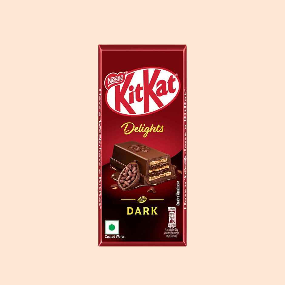 Nestle KitKat Delights Dark Chocolate Coated Wafer Bar