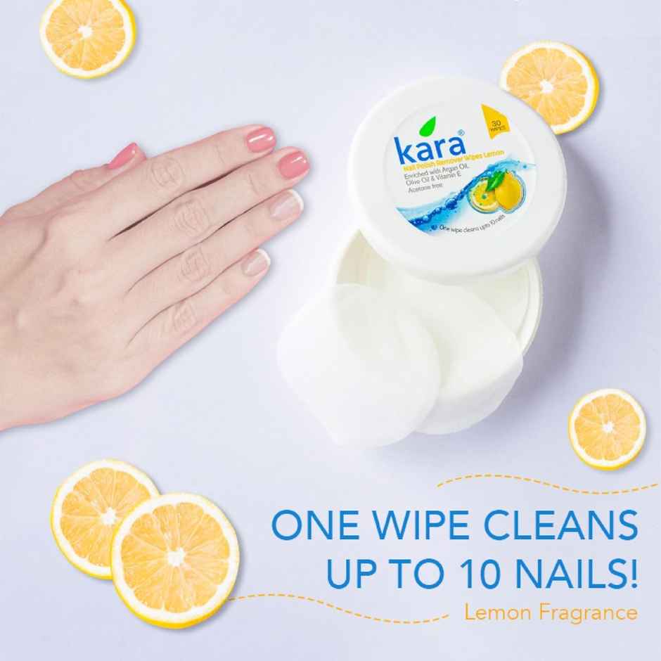 Nail Polish remover wipes Lemon 30 pulls
