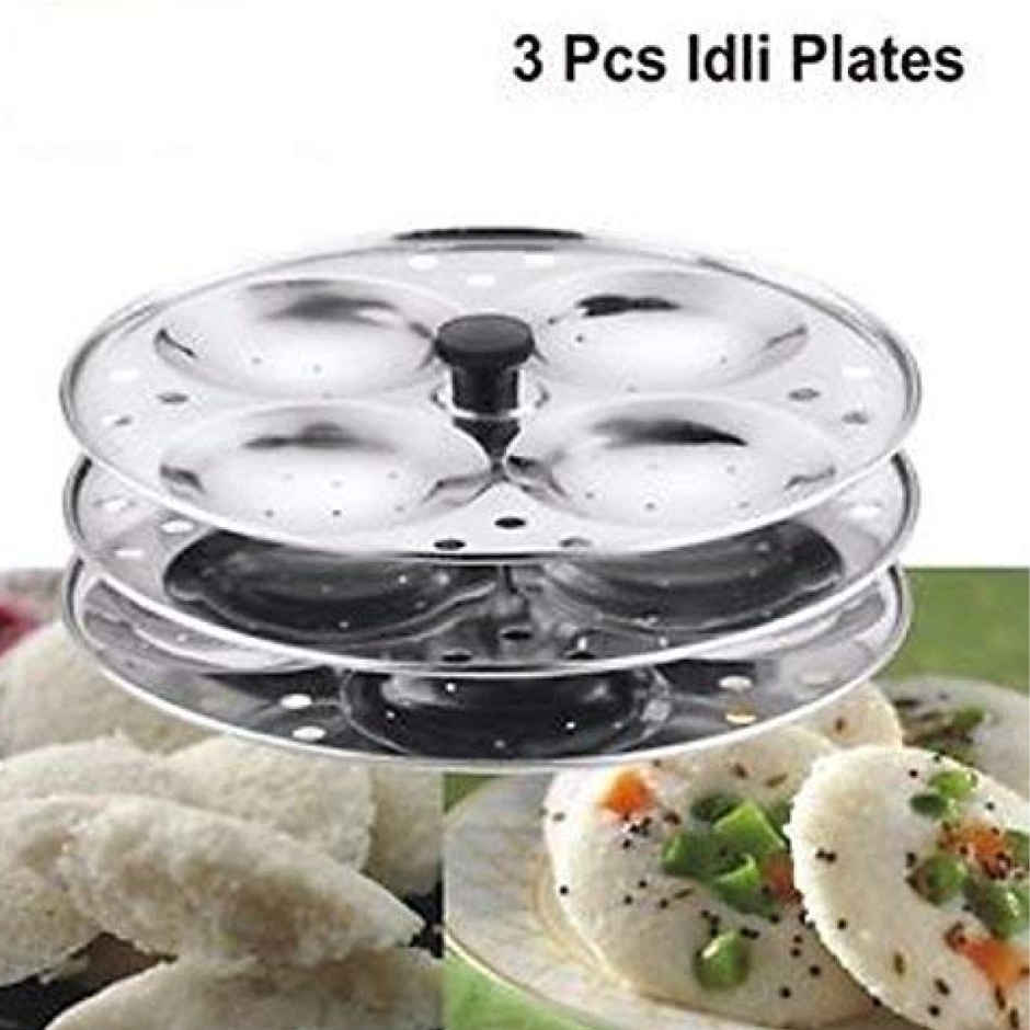Jassco Stainless Steel Idli Stand 4 Plates