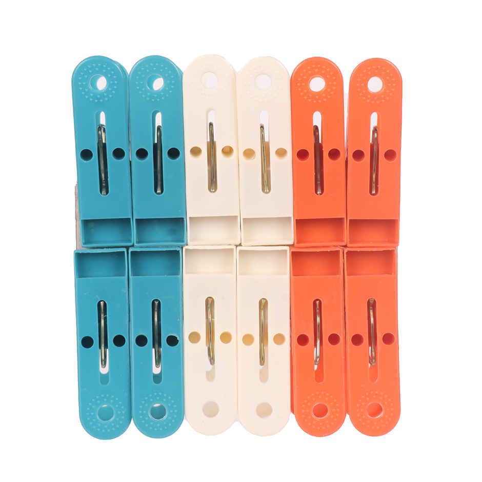Jatin Verna Plastic Cloth Hanging Clips Set of 12 pcs Combo