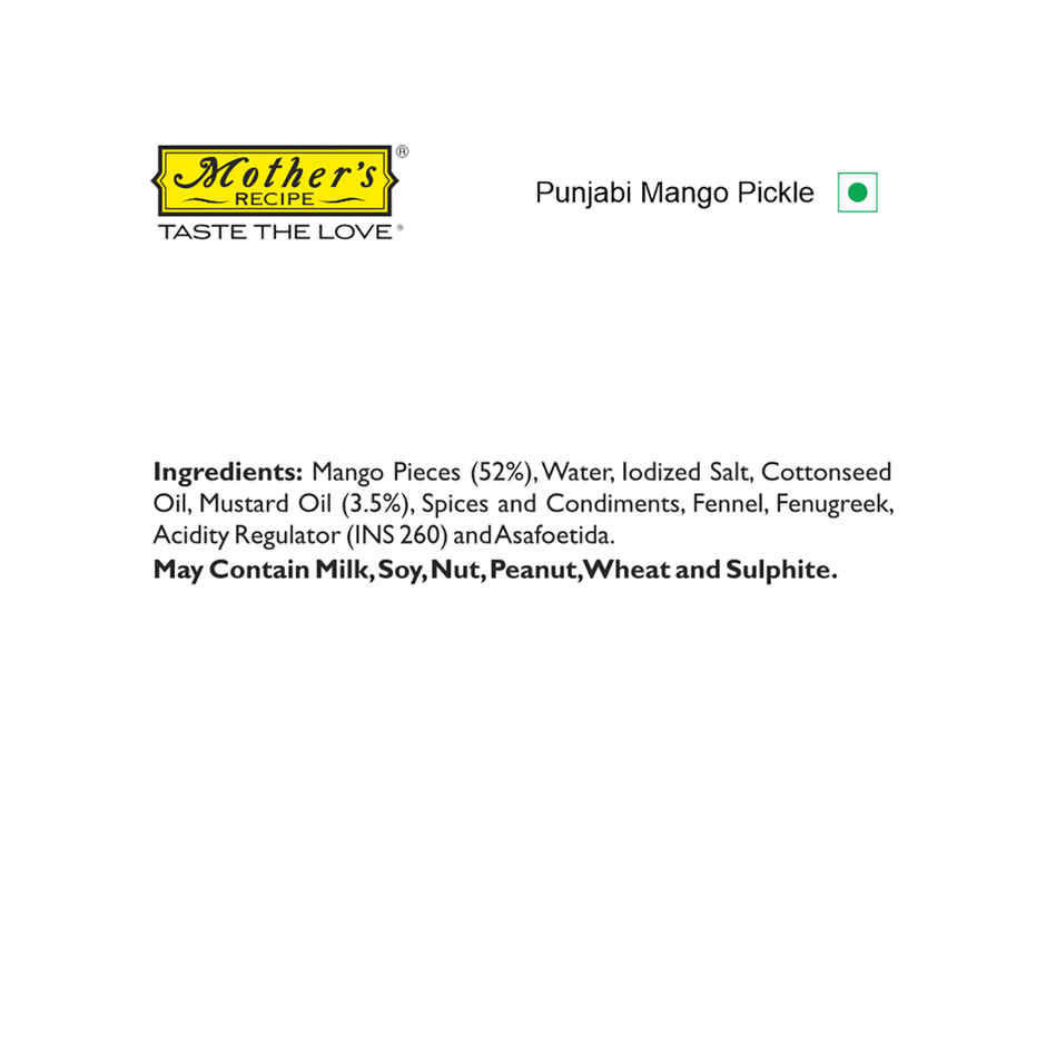 Mother's Recipe Pickle - Punjabi Mango