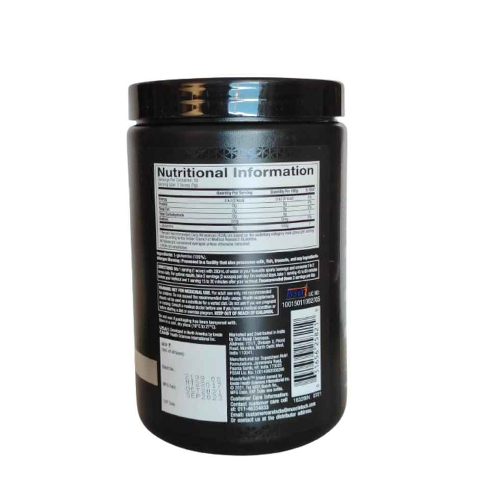 Muscletech Platinum Glutamine | Post Workout Recovery Drink | Muscle Recovery | Unflavored