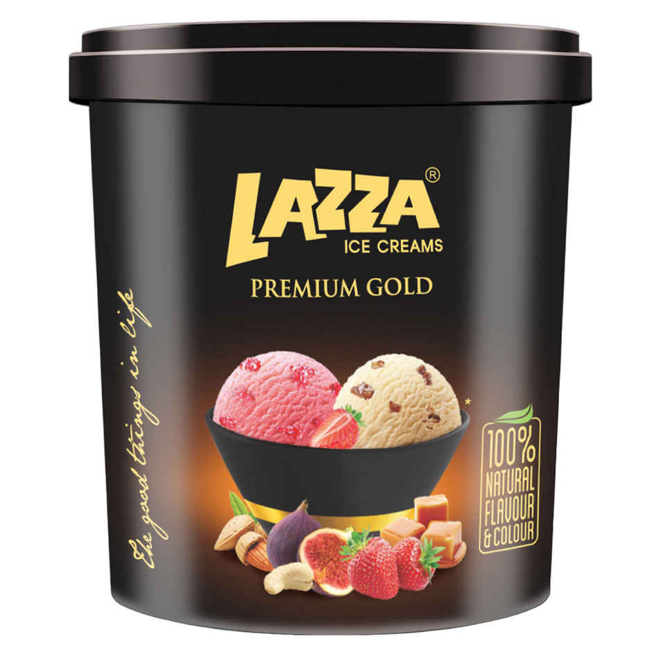 Lazza Natural Tender Coconut Ice Cream Tub