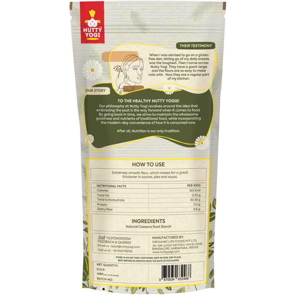 Nutty Yogi Gluten Free Tapioca Flour