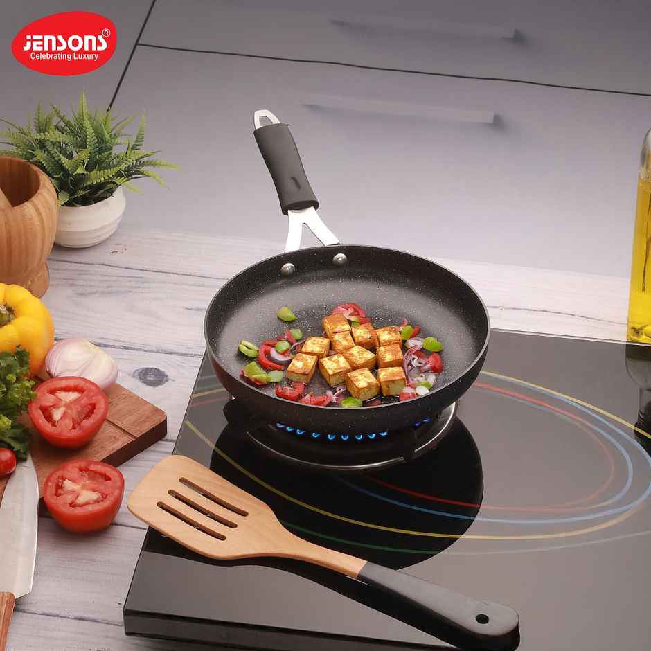 Jensons Pro Wellness Frying Pan Without Lid 25 cm Induction Compatible
