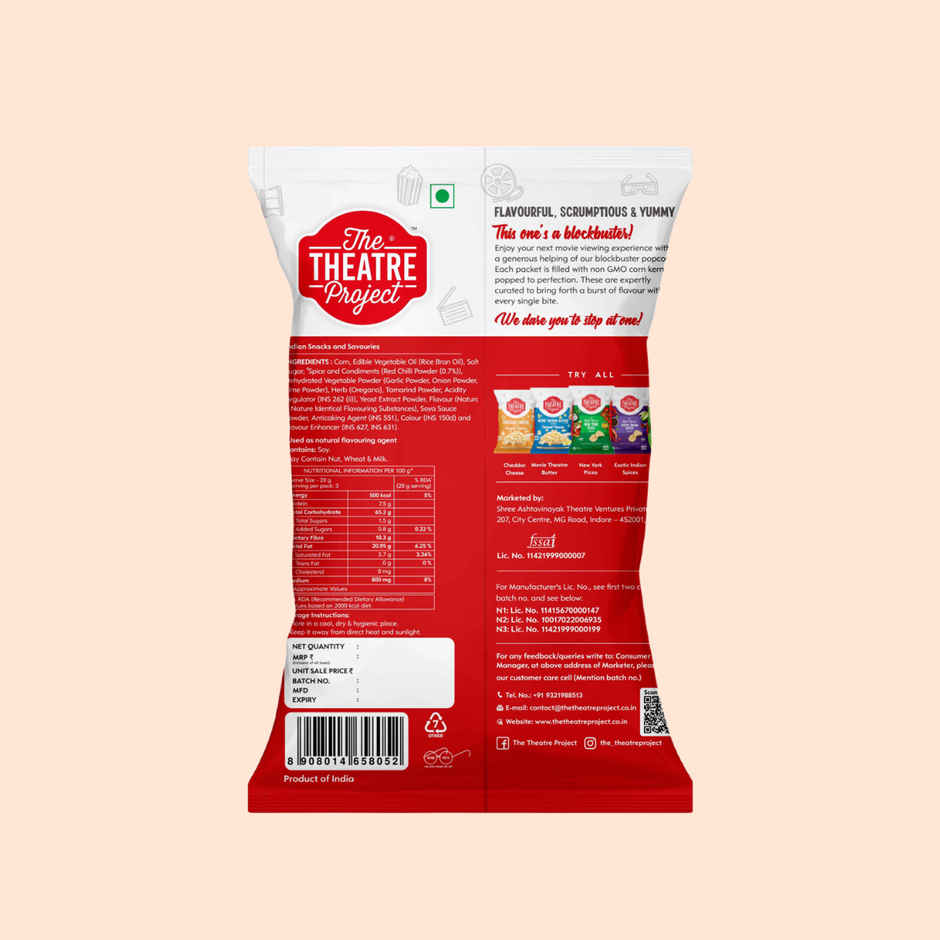 The Theatre Project Gourmet Popcorn | Piri Piri & Lime