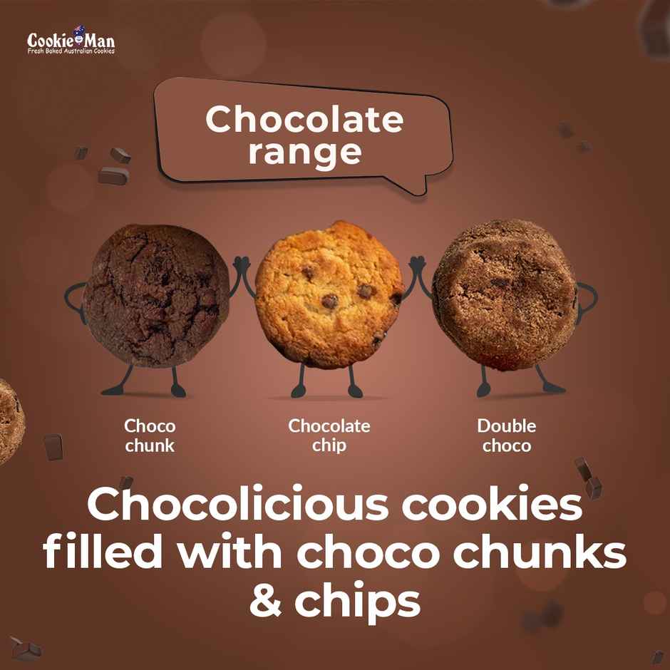 CookieMan Double Chocolate Cookies | Soft & Chocolatey