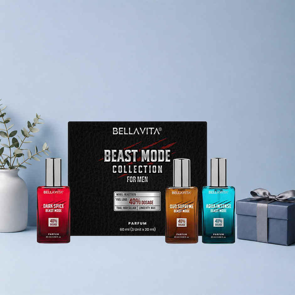 Bella Vita Beast Mode Collection Perfume Gift Set For Men