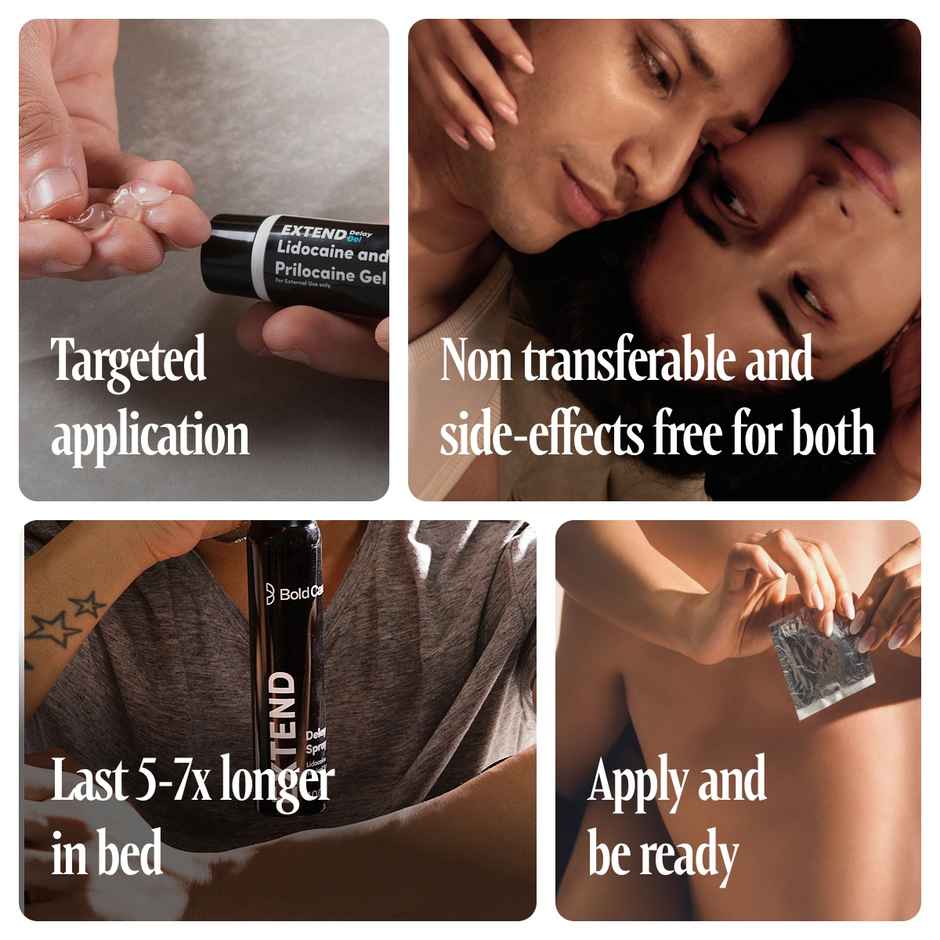 Bold Care Extend Delay Gel | Prilocaine & Lidocaine Gel For Longer Sex