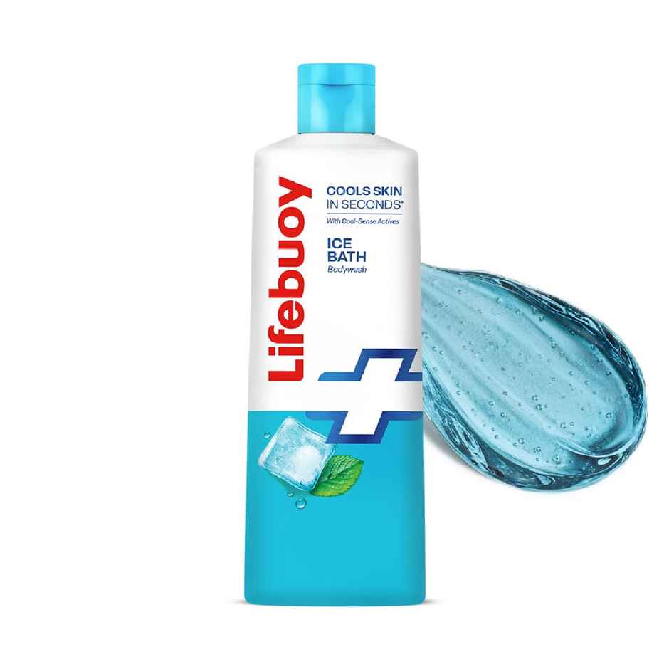 Lifebuoy Ice Bath Bodywash with Menthol and Cool Sense Actives| For Instant Heat Relief | 235ml