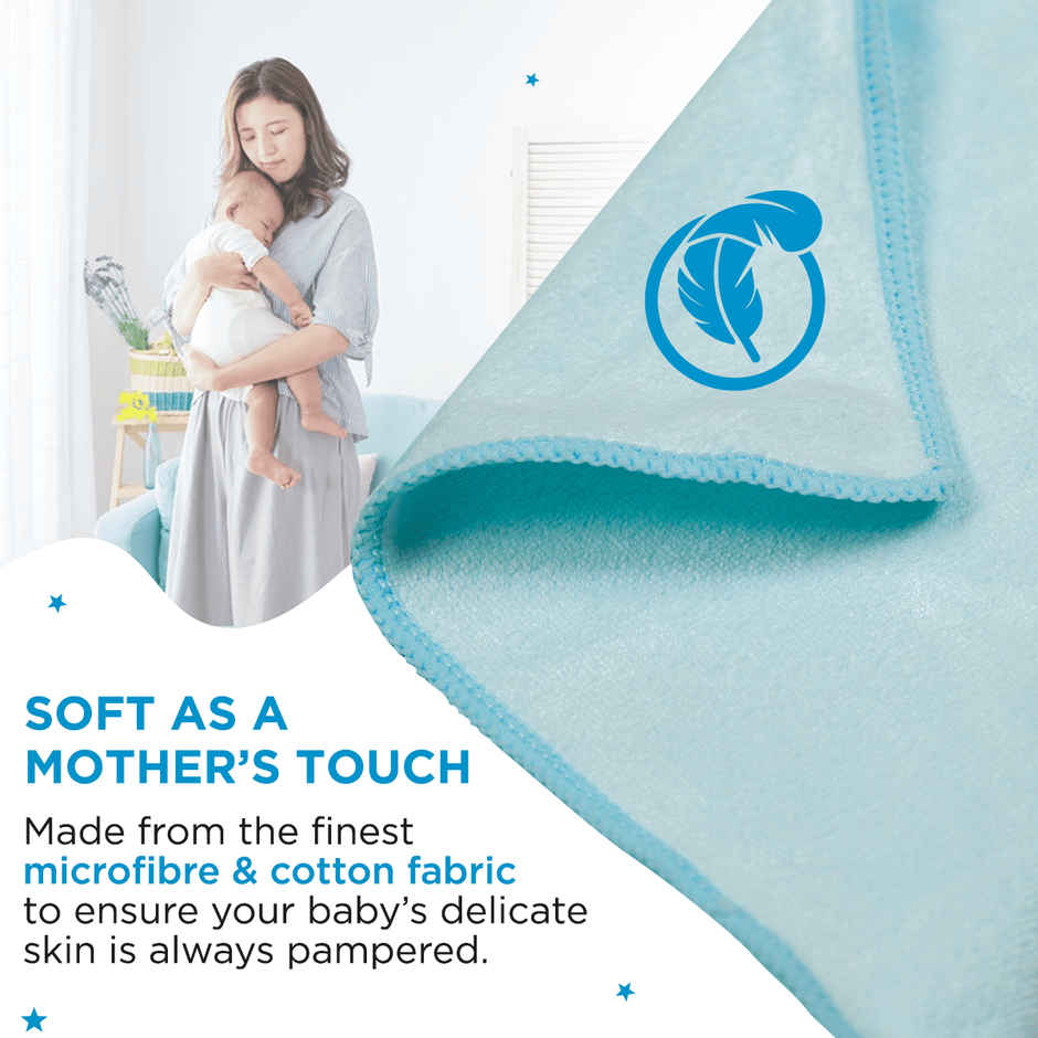 Mee Mee Micro Fiber Baby Bath Towel | 0-3 yrs