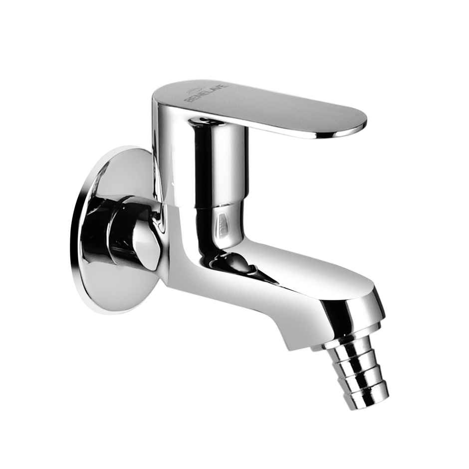 Benelave By Hindware Volga Bib Tap With Nozzle For Utility Area | Brass With Chrome Finish