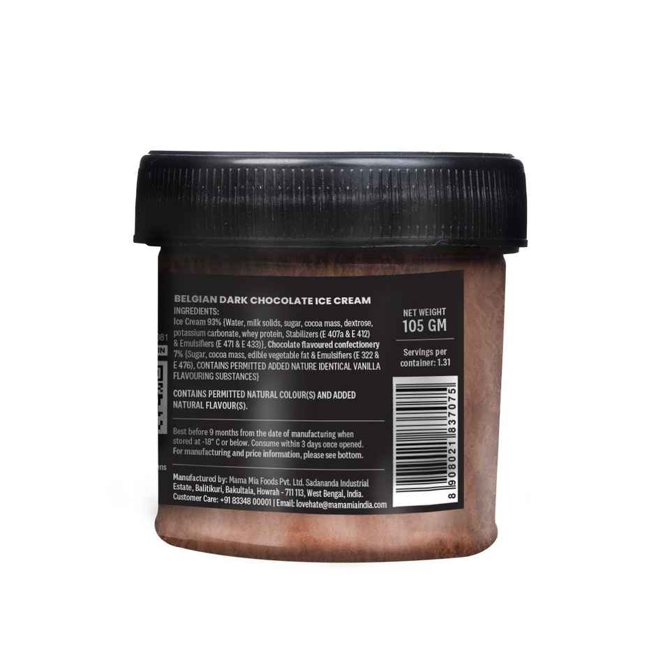 Mama Mia Belgian Dark Chocolate Ice Cream Cup