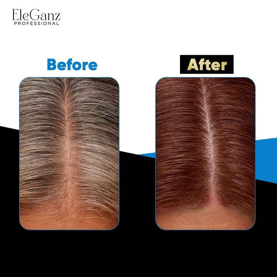 EleGanz Professional Cover-Up Hair Powder | Instant Root Concealer - Brown