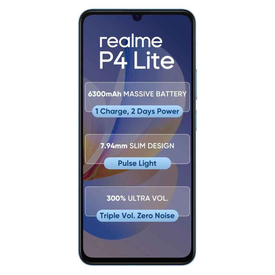 realme P4 Lite Sea Blue 4GB RAM 64GB Storage