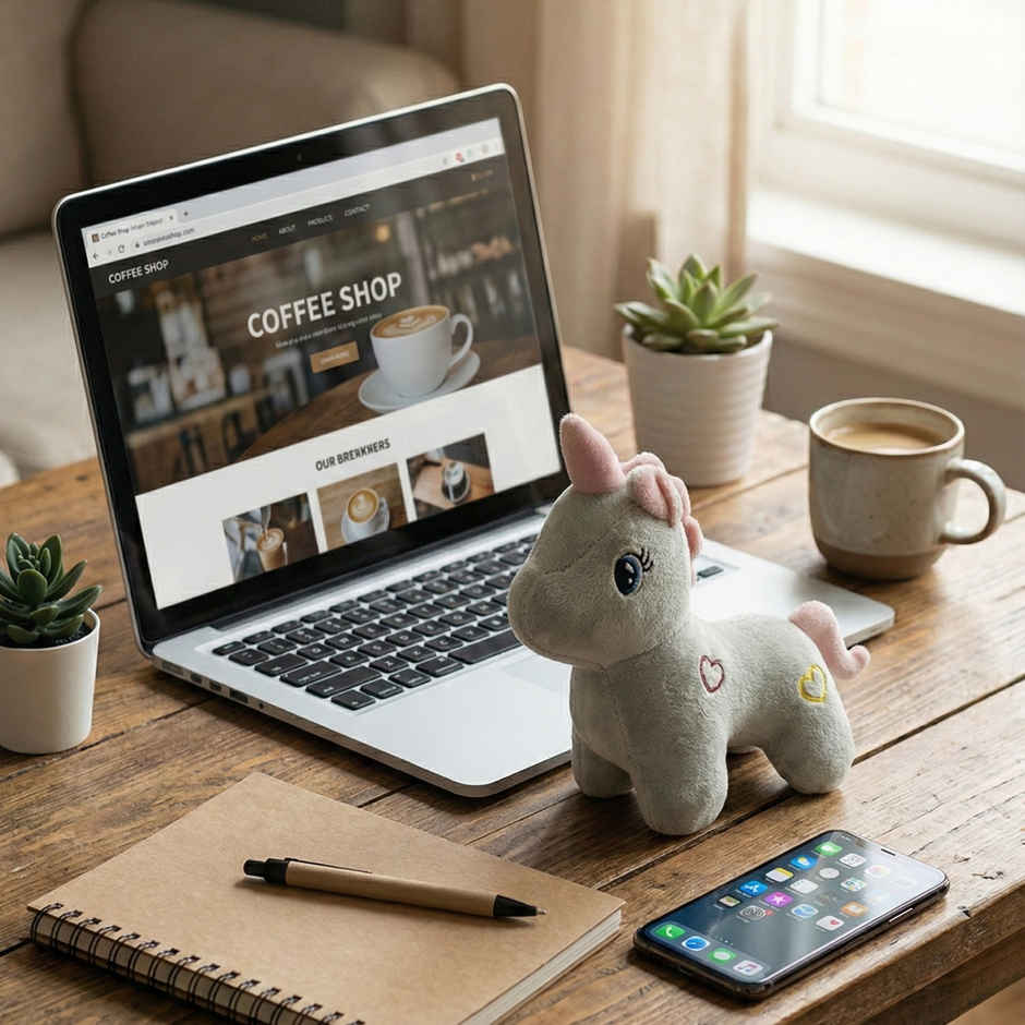 Zoowee Dream Unicorn Soft Toy | 19 cm | Grey
