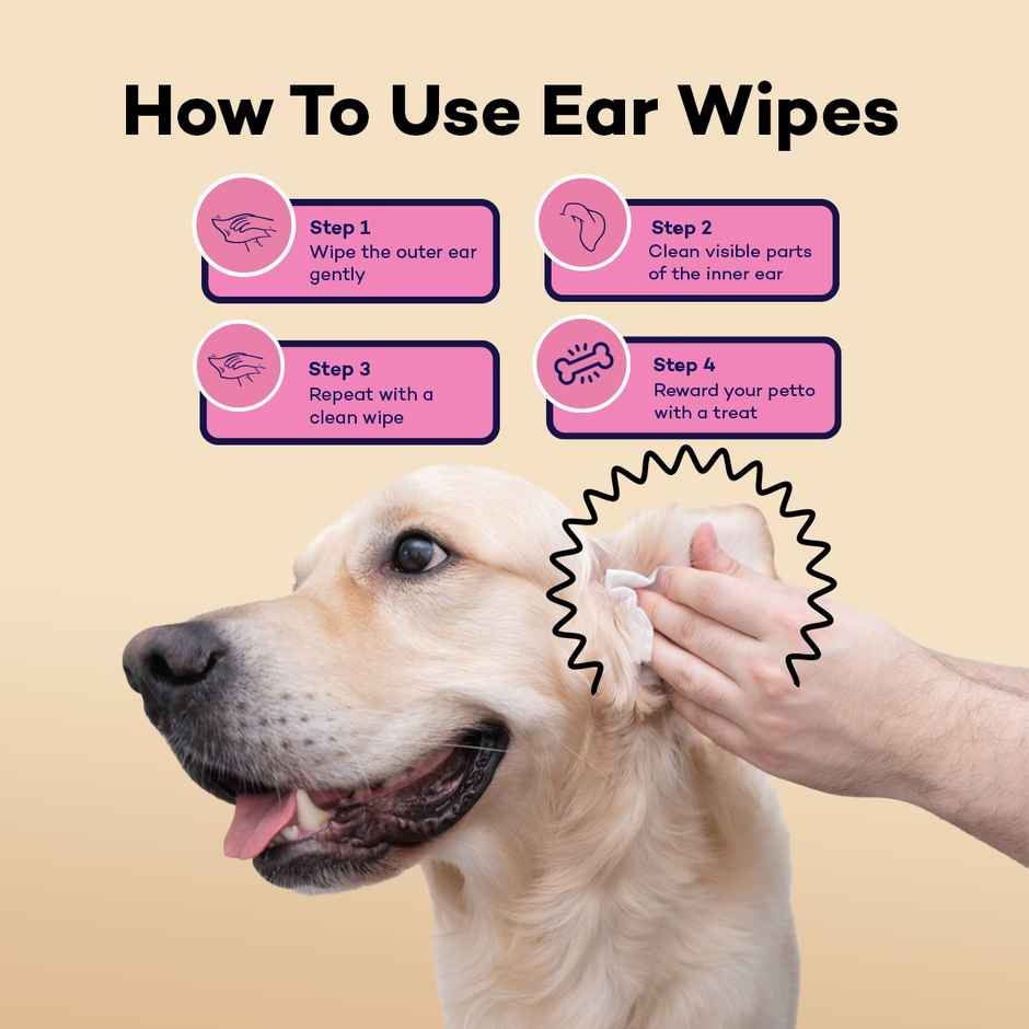 The Good Paws Clean And Clear Ear Pads For Dogs And Cats (Prevents Infection)