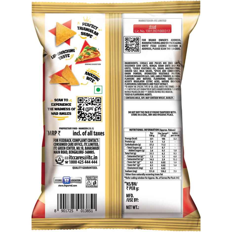 Bingo! Mad Angles Pizza Crisps Combo