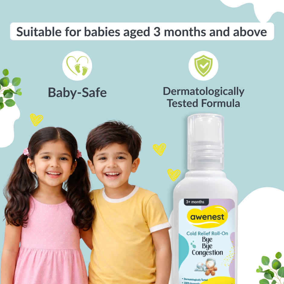 Awenest Bye Bye Congestion Cold Relief Roll-On