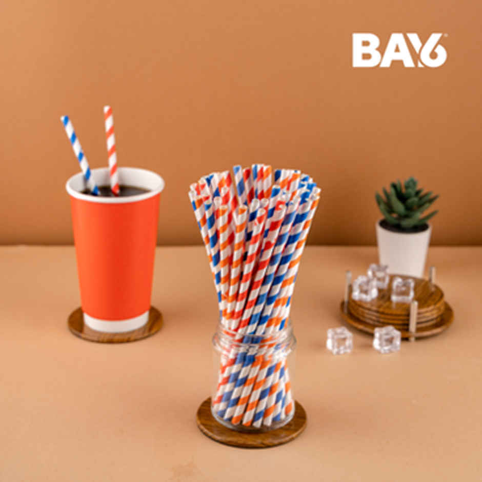 BAY6 Paper Straw - Pack of 50