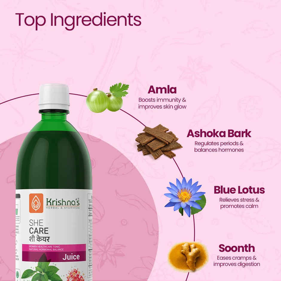 Krishna Herbal and Ayurveda She Care Juice