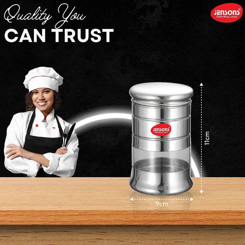 Jensons Belly Canister 9 cm (Set of 2 Pcs)