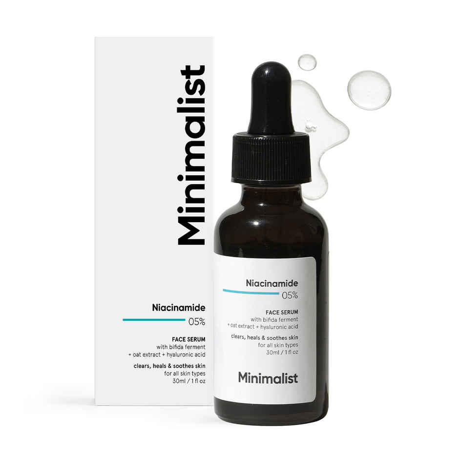 Minimalist Barrier Repair Niacinamide 5% Face Serum for Clear Glowing Skin