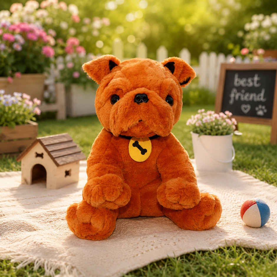 ToyTales Bruno Dog Plush Toy | Stuffed Animal Soft Toy | Birthday Gift for Kids | Gift Baby | 30cm