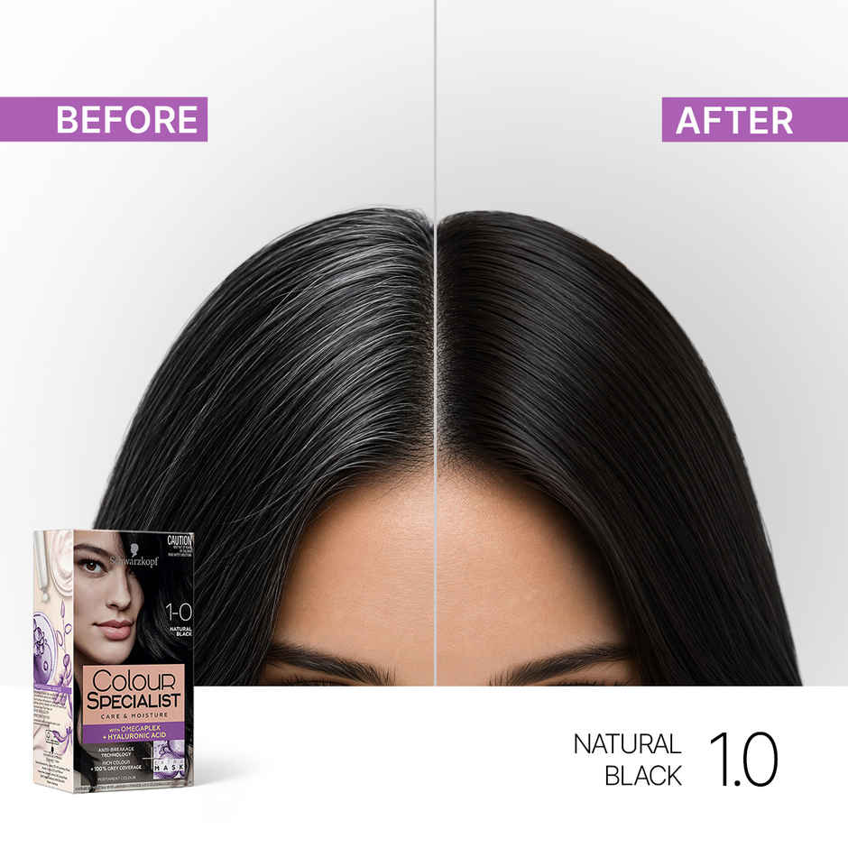 Schwarzkopf Colour Specialist Permanent Hair Colour 1-0 Opulent Black