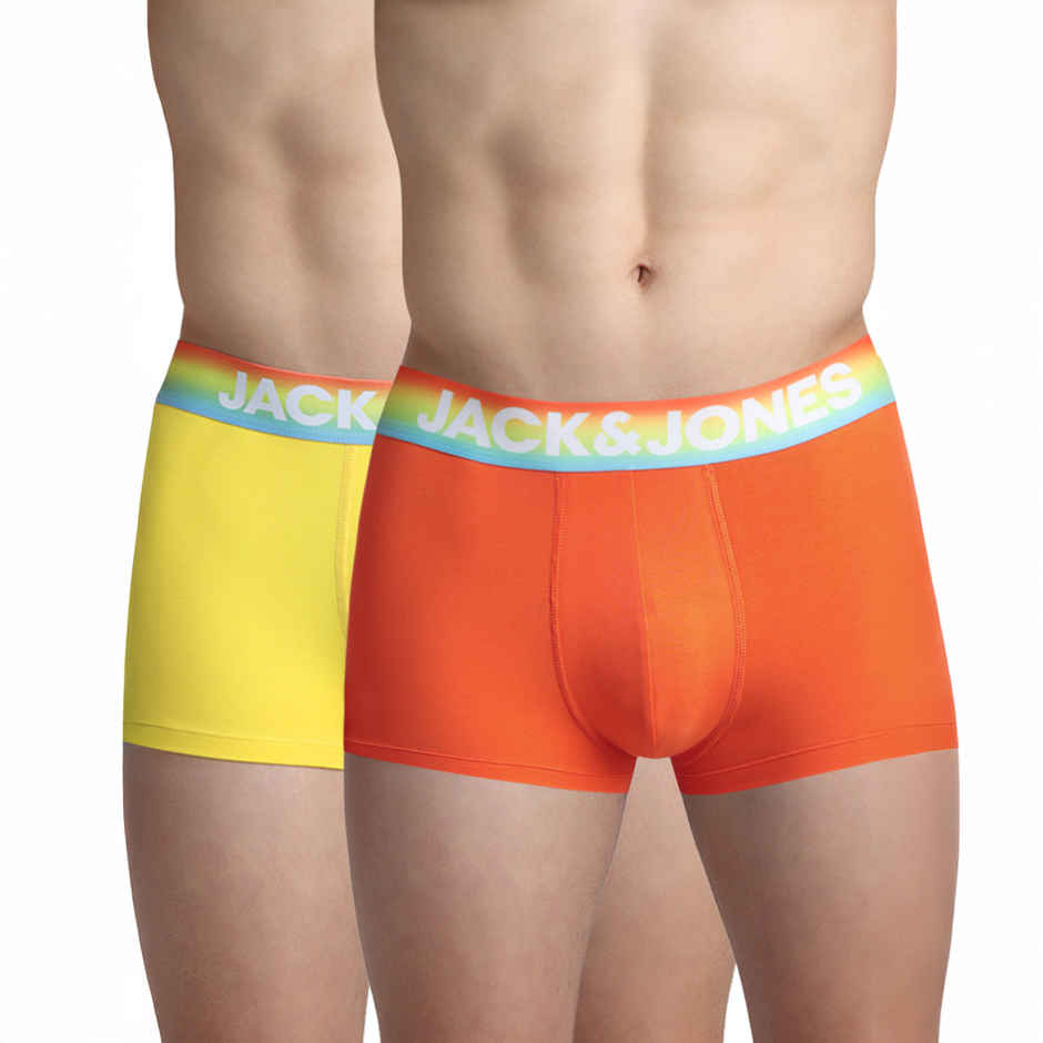 JACK & JONES Camper Trunk Cyber Yellow & Exotic Orange - L