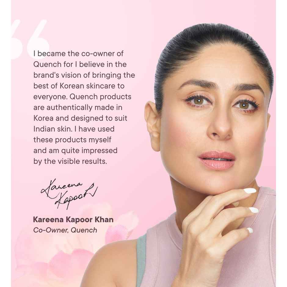 Quench Ultra Light Korean Moisturizer with 2% Niacinamide & Cherry Blossom for Face Glow Intense Brightening