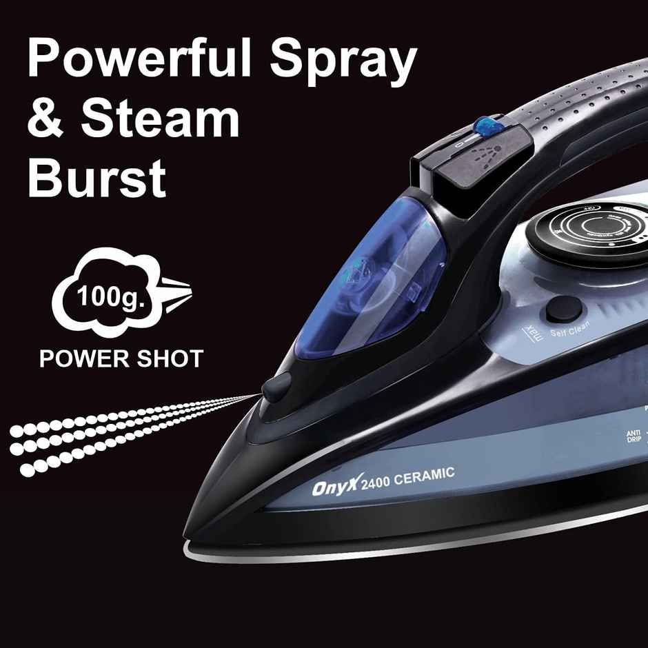 INALSA Steam Iron Powersteam 2400 W &150 g/min Steam,Large Capacity 530 ml Water Tank