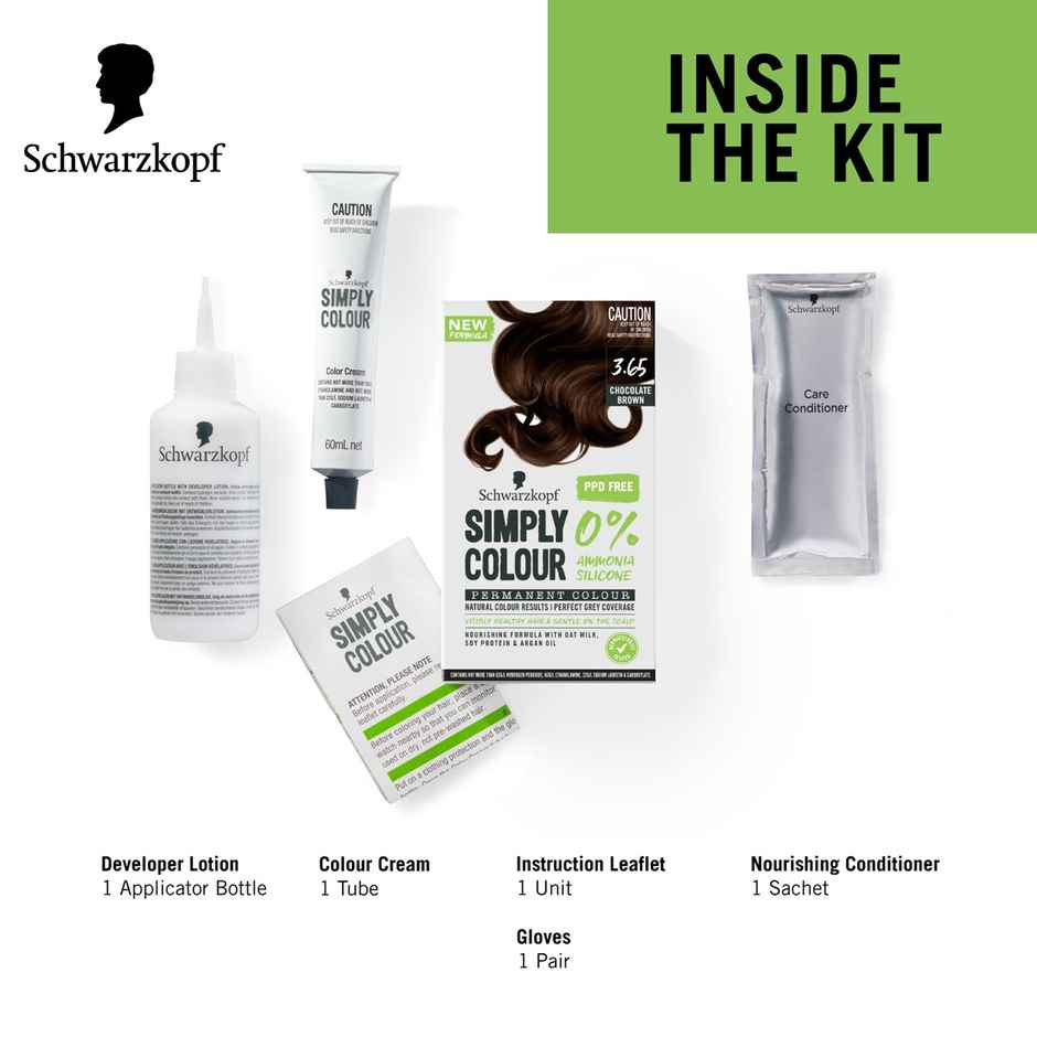 Schwarzkopf Simply Color Permanent Hair Colour 3-65 chocolate