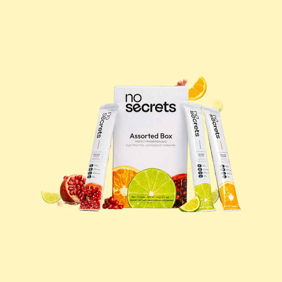 No Secrets Perfect Hydration Duo Electrolytes & Antioxidants Assorted Box