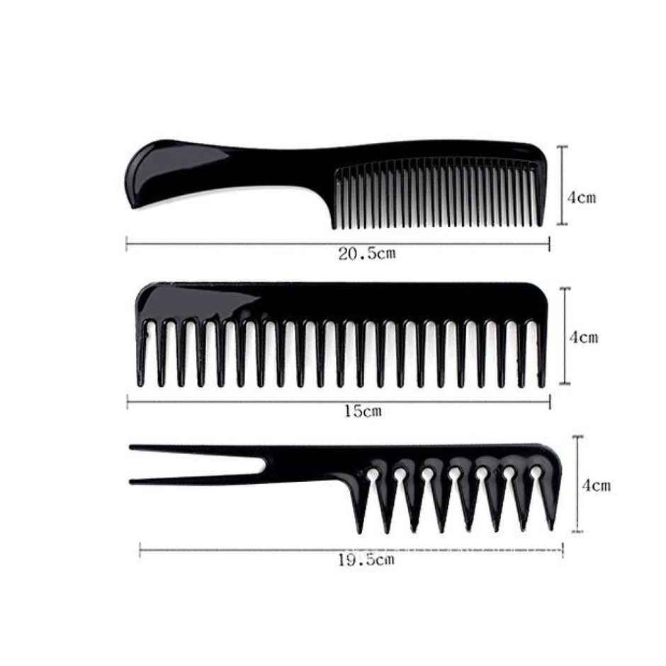 Bronson Professional Combs set with Multipurpose Styling Comb For All Hair Types