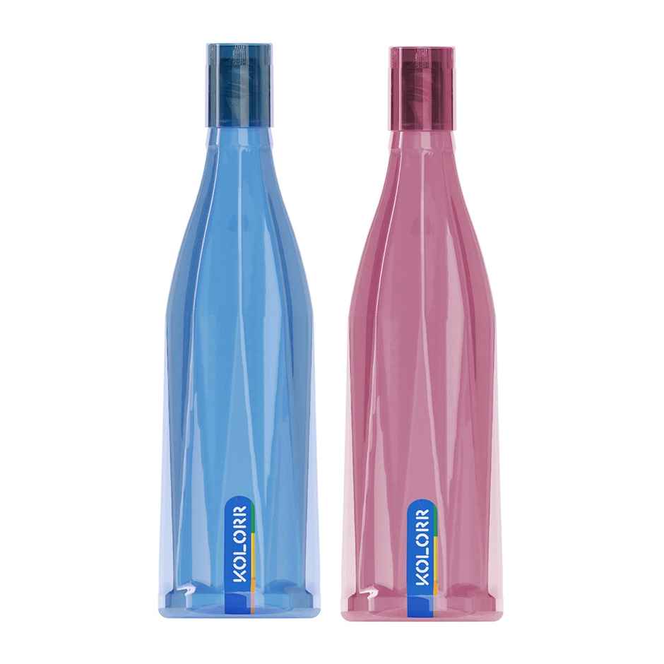 Kolorr Apollo Bottle 1L | Pack of 2 | Red & Blue great for sharing
