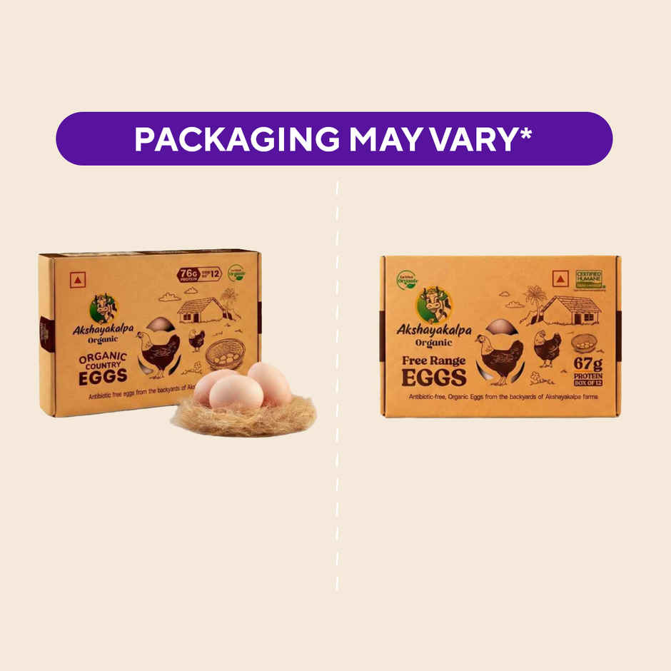 Akshayakalpa Organic Free Range | Country Eggs