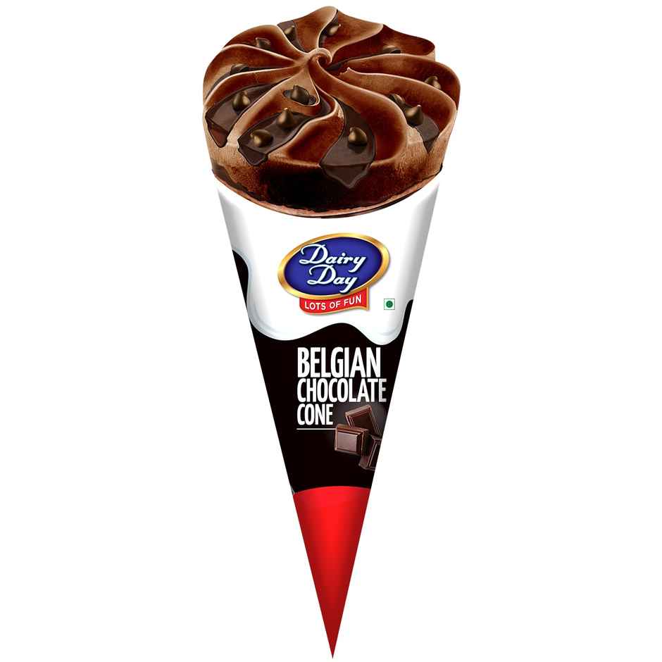 Dairy Day Belgian Chocolate Ice Cream Cone